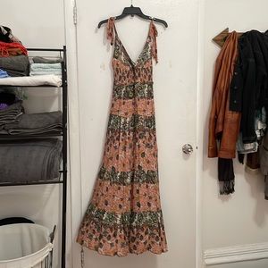 Free people pink maxi dress